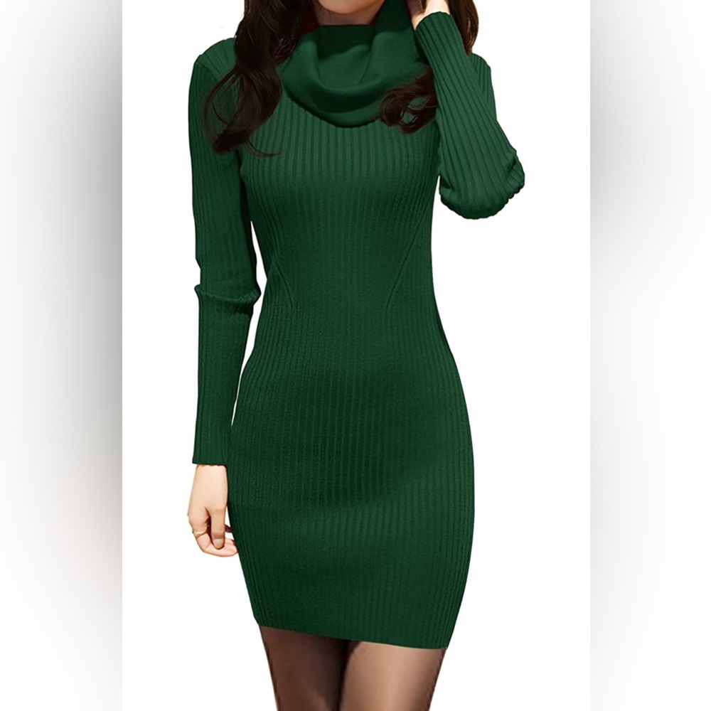 Ribbed Knit Sweater Dress XXL